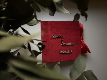 Palinkėjimų Knyga Vestuvėms "Rožė"