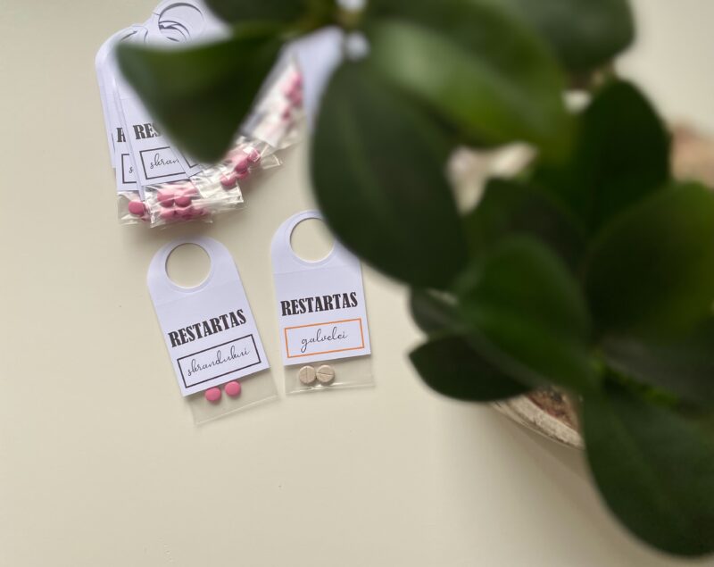 Kortelės "Restartas"