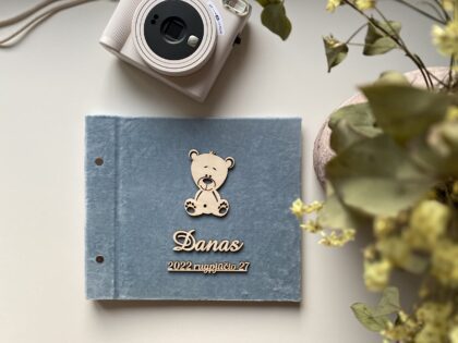 Palinkėjimų Knyga Krikštynoms/Nuotraukų Albumas "Danas"