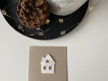 Kalėdinis Atvirukas "Namelis"