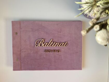 Mano Palinkėjimų Knyga - Soft Veliūras