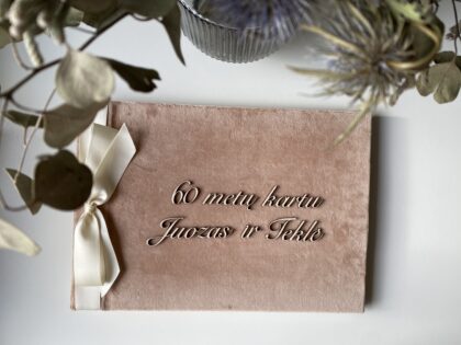 Atsiminimų Knyga Vestuvių Metinėms "Teklė"