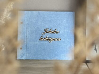 Palinkėjimų Knyga Krikštynoms "Hortenzija"