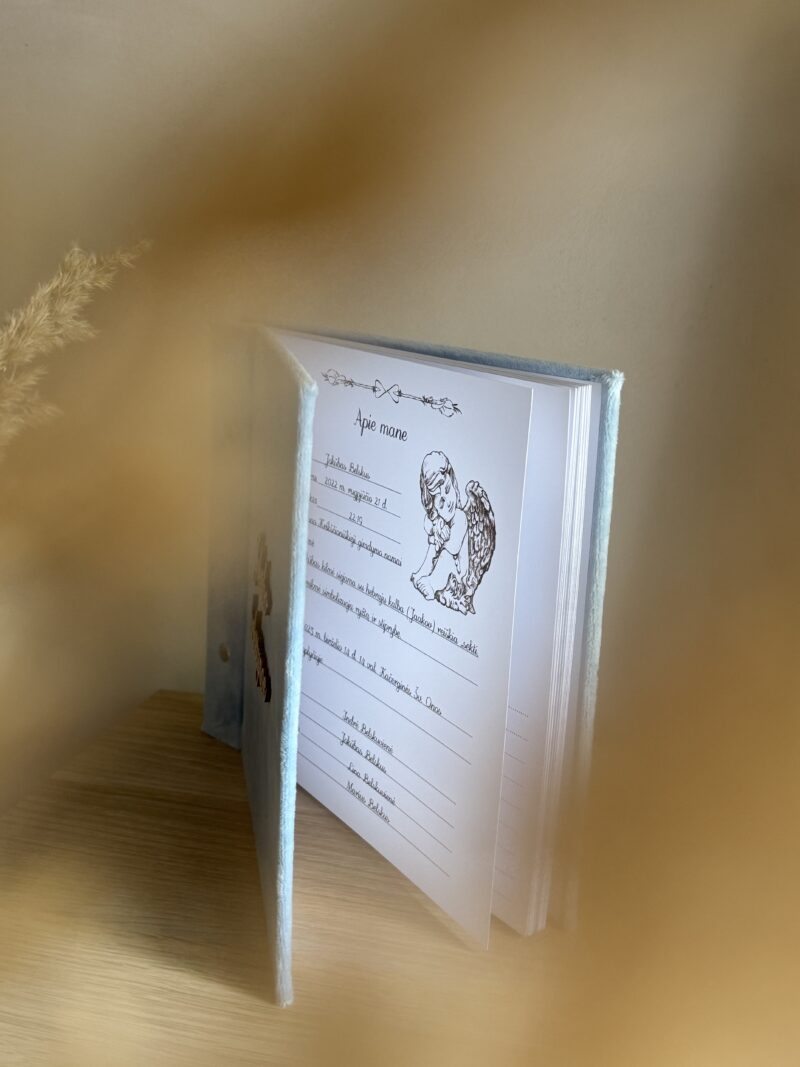 Palinkėjimų Knyga Krikštynoms "Hortenzija" - Image 4