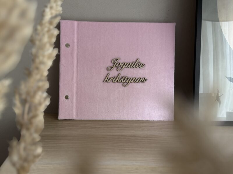 Palinkėjimų Knyga Krikštynoms "Hortenzija" - Image 3