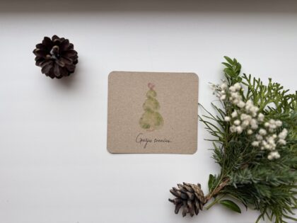 Kortelė / Atvirukas "Žalioji Kalėdų Eglutė"