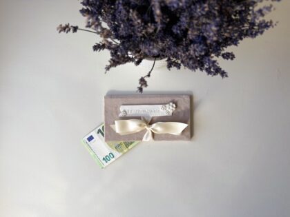 Pinigų Vokelis Gimtadieniui "Kamelija"