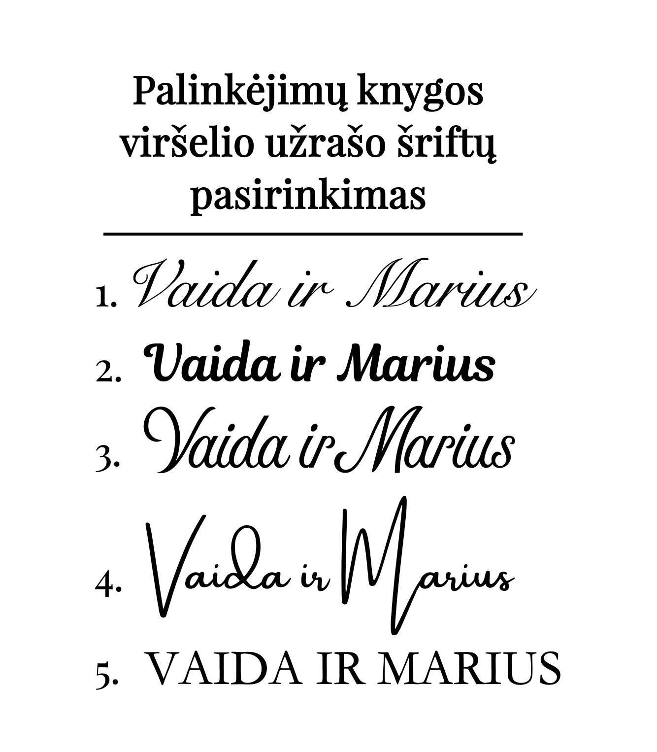 sriftai virseliui